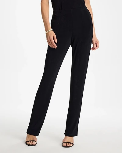 Petite Travelers™ Crinkle Textured Pants