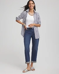 No Iron™ Striped Sateen Shirt