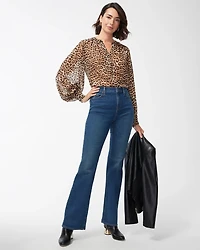 High Rise Flare Jeans