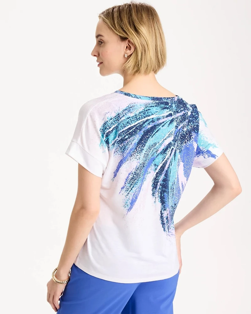 Zenergy® Sicily Splash Drop Shoulder Tee