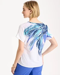 Zenergy® Sicily Splash Drop Shoulder Tee