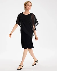 Travelers™ Chiffon Overlay Dress