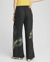 Soft Pull-On Print Wide Leg Pants