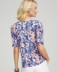 Touch of Cool™ Ruched Sleeve Tee