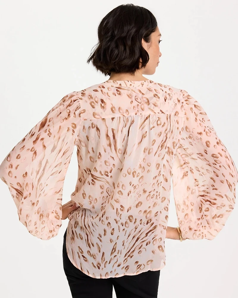 Georgette Soft Spots Blouse