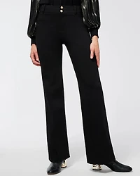 Trapunto Wide Leg Pants