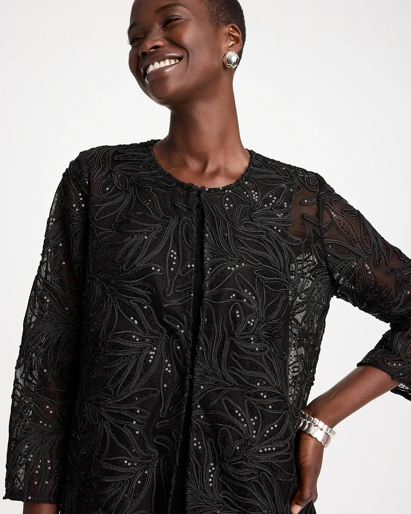Travelers™ Sequin-Embellished Duster