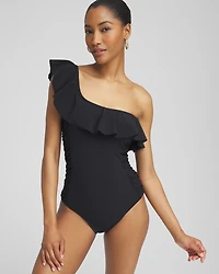 Gottex One Shoulder Piece Swimsuit