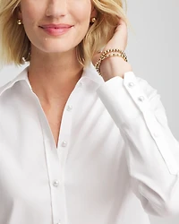 No Iron™ Pearl-Button Stretch Shirt