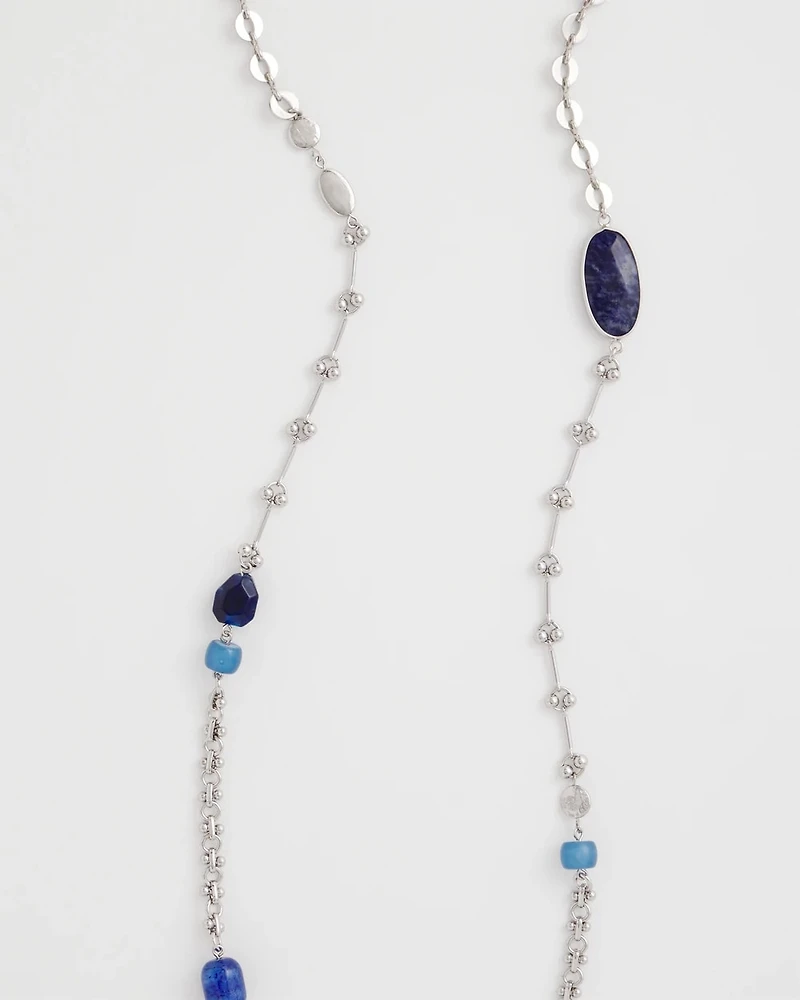 Accent Long Single Strand Necklace