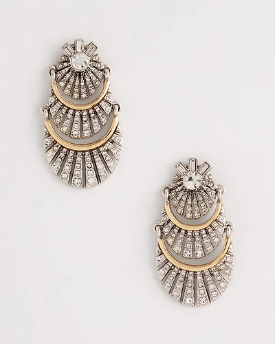 Art Deco Crystal Earrings