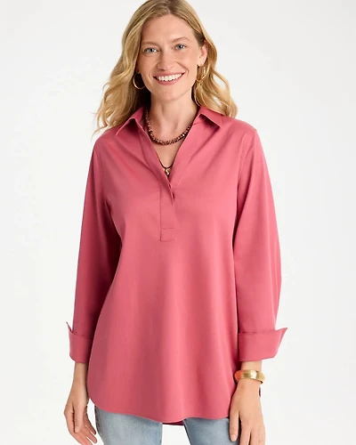 No Iron™ Stretch Popover Tunic