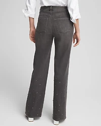 Pearl High Rise Wide Leg Jean