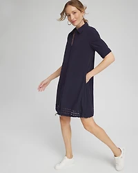 Zenergy® UPF Embroidered Eyelet Bungee Dress