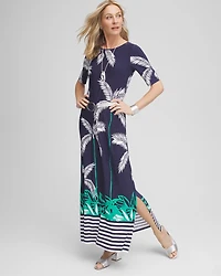 Tropical Nights Knit Maxi Dress