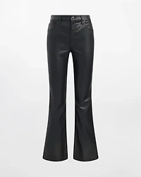 Girlfriend Coated Flare Jeans