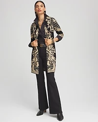 Embellished Jacquard Cardigan