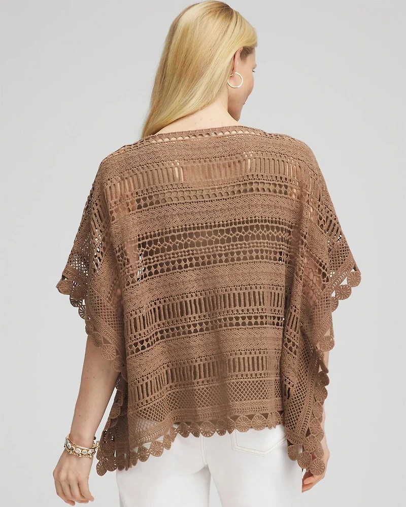 Crochet Lace Poncho