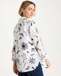 No Iron Linen Beach Shirt