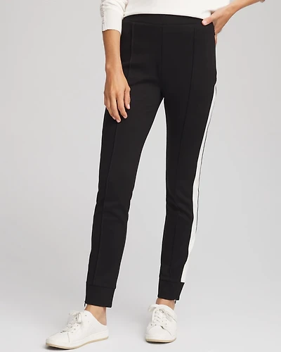 Zenergy® Double-Knit Colorblock Ankle Pants