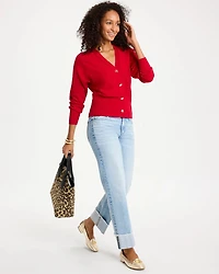 Hammered Button Down Cardigan