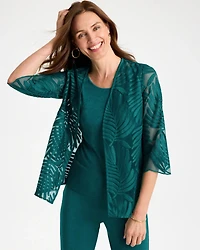 Travelers™ Collection Palm Frond Sheer Jacket