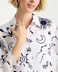 No Iron Linen Beach Shirt