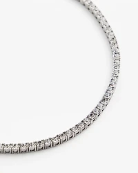 Silver Tennis Necklace