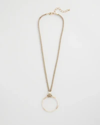 Large Open Pendant Necklace