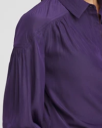Trapunto Shoulder Blouse