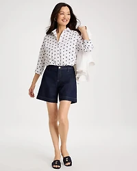 No Iron Stretch Jacquard Stars Shirt