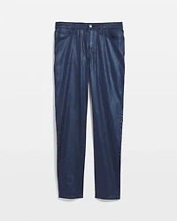 Girlfriend Coated Ankle Jeans