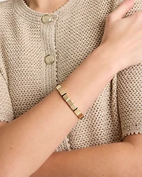 Glam Neutral Slice Stretch Bracelet