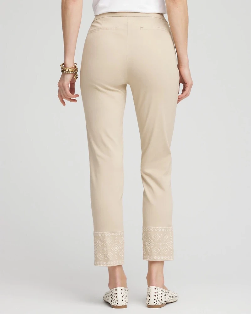 Brigitte™ Embroidered Ankle Pants