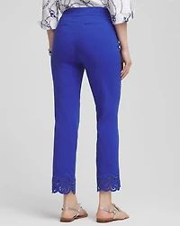 Brigitte™ Pull-On Cutwork Cropped Pants