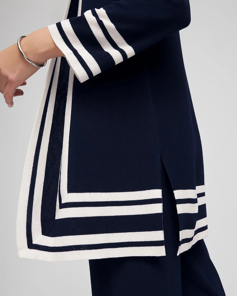 Travelers™ Contrast Border Cardigan