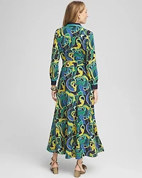 Petite Silky Twill Shirt Dress