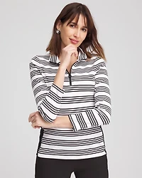 Zenergy® UPF Stripe Long Sleeve Top