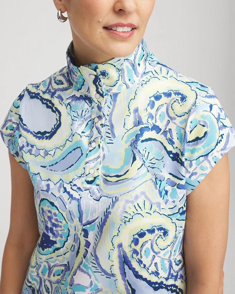 Zenergy® UPF Knit Paisley Dress