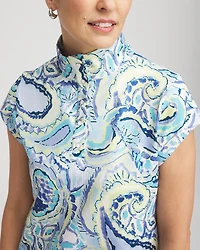Zenergy® UPF Knit Paisley Dress