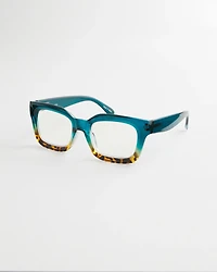Blue Tortoise Crystal Fade Readers
