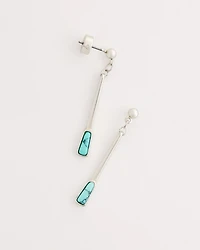 Linear Drop Earrings