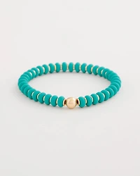 Green Round Stretch Bracelet