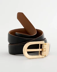 Skinny Reversible Trouser Belt