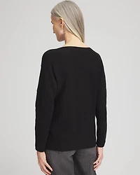 Caviar Bead Dolman Sleeve Sweater