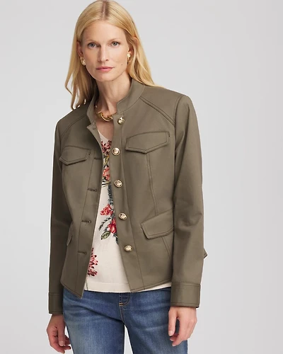 Peplum Field Jacket