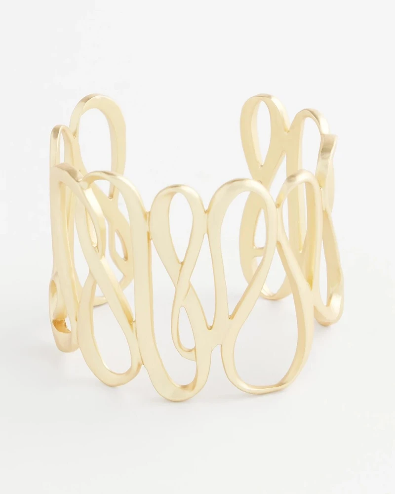 Twisted-Metal Cuff Bracelet