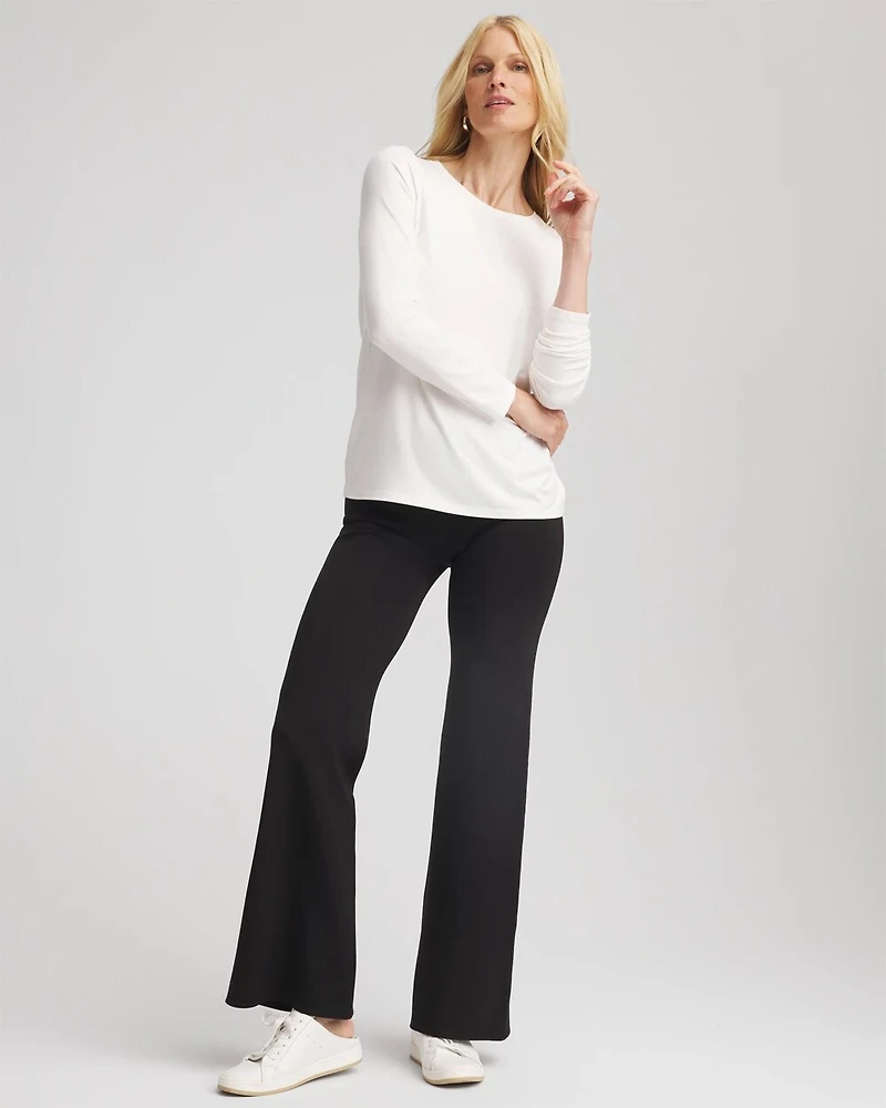 Petite Zenergy® Scuba Flare Leggings