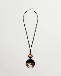 Adjustable Long Tortoise Pendant Necklace