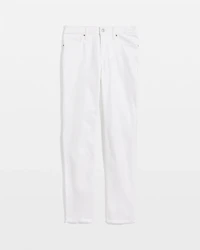 No-Stain Girlfriend Frayed Ankle Jeans